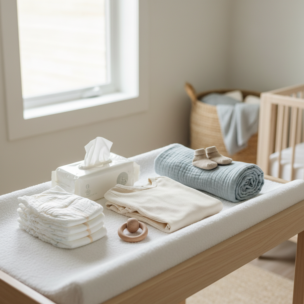 Premiers achats bebe : liste essentielle sans superflu