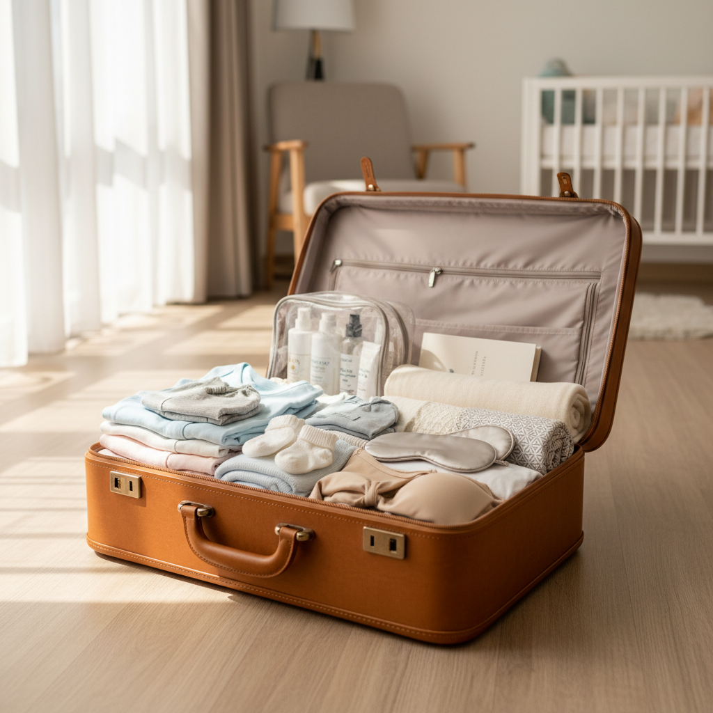 Preparer sa valise de maternite : liste complete