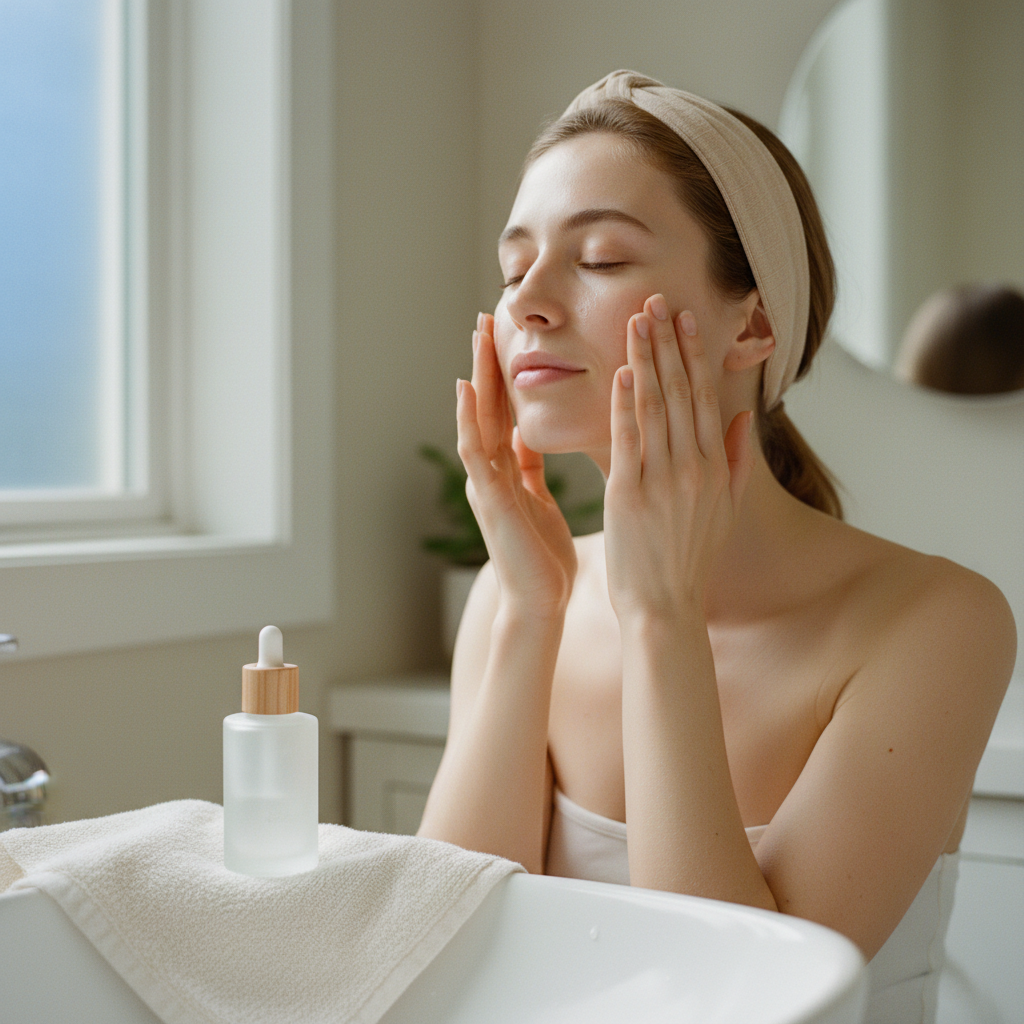 Routine soin visage du matin : 5 etapes en 7 minutes