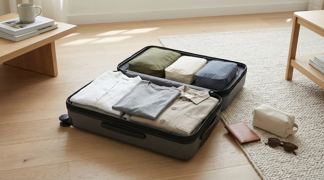 Valise Minimaliste : Voyager Leger et Style